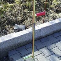 Probst Richteisen RE 1,5 kg ZN mit zwei Handgriffen und Fußauftritt für Arbeiten mit Steinen
