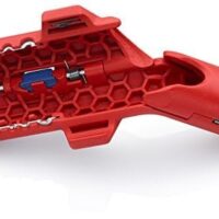 Professionelle Abzieheinrichtungen mit kompatiblen Design für KnipexErgoStrip, blau/rote rutschfeste Beschichtung zur Verbesserung der Haltbarkeit und Rutschfähigkeit