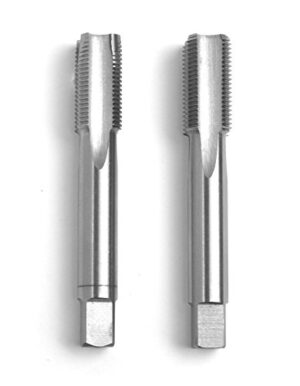 Professioneller Gewindebohrer für Heimwerker, Handgewindebohrer mit hochpräzisen Schnittwerkzeugen und langen Lebensdauer, ideal für die Bearbeitung von Stahl, Temperguß- und NE-Metallen.
