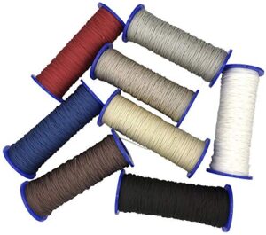 Ps Schnur für Plissee, 20 Meter lang, 8 Farben, 0,8 mm Durchmesser, Polyester, Reparatur von SB- oder Maßplissee