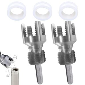 2-stückiges PVC-Rohrgewindeschneider-Set für Wasserrohr-Gewinde, Innengewinde und Außengewinde öffnen, universell einsetzbar, 1/2" + 3/4"