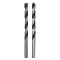 Quarkzmann Holzbohrer 2 Stück, 5,5 mm Durchmesser, Spiral-Twist-Bohrer für Schreiner und Holzbearbeitung