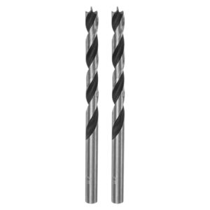 Quarkzmann Holzbohrer 2 Stück, 5,5 mm Durchmesser, Spiral-Twist-Bohrer für Schreiner und Holzbearbeitung