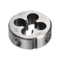Runde Schneideisen mit Metrischem M8 x 1,25 Gewinde für Reparatur- und Wartungsarbeit an Rohren, Platten und Maschinen