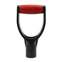 Ersatzgriff für Schaufel, Spaten oder Gabel - QWORK Ersatz Schneeschaufel D Griff - Kunststoff - 32mm Innendurchmesser