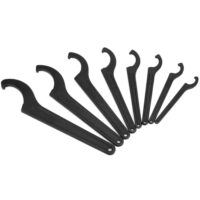 Hakenschlüssel-Set mit 8 Stücken, verschiedene Größen von 22mm bis 65mm für Rundmutter