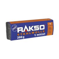 Stahlwolle mittel 1-200g, Banderole, glättet Holzoberflächen, entfernt alten Lack von Antikmöbeln und säubert Hartgummiböden