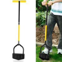 Rasenkantenstecher 106cm mit T-Stiel und Halbmondzahn für präzises Rasenkantenschneiden in Gartenlandschaftsgestaltung