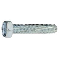 Reidl Gewinde Schneidschrauben 6 x 25 mm DIN 7513 Stahl galvanisch verzinkt, farblos, 100 Stück - Metallverarbeitung, Selbstschneidend, Außensechskant 10