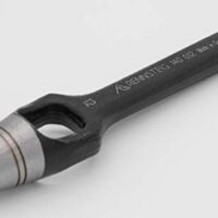 Henkellocheisen von Rennsteig zum Lochschneiden und Stanzen mit schwarzer Farbe und Durchmesser von 12 mm, ideal für das Handwerk und in Industrieanlagen