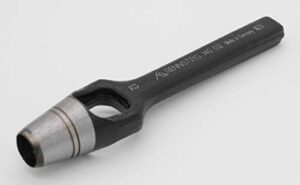 Henkellocheisen von Rennsteig zum Lochschneiden und Stanzen mit schwarzer Farbe und Durchmesser von 12 mm, ideal für das Handwerk und in Industrieanlagen