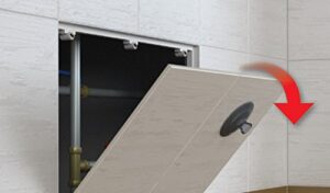 Revisionstür Revisionsklappe magnetisch befestigbar, 400 x 250 mm, werkzeug für Heimwerker und Handwerker