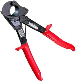 Robuster Ratschenkabelschneider HS-325A aus Aluminium und Kupfer, Hochleistungs-Ratschenkabelschneider mit Präzisionsratsche, um bis zu 240 mm² Kabel zu schneiden