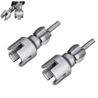 Rohrgewindenschneider, Pipe Thread Maker Tool, Manuelles Wasserrohr Gewinde Tap Kit für Heimwerkerarbeiten mit Doppelenddesign und universellen Gewindegrößen.