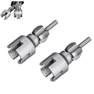 Rohrgewindenschneider, Pipe Thread Maker Tool, Manuelles Wasserrohr Gewinde Tap Kit für Heimwerkerarbeiten mit Doppelenddesign und universellen Gewindegrößen.