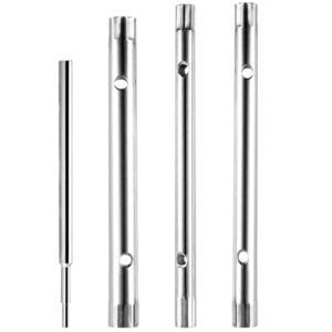 Rohrsteckschlüssel Set mit 4 Stücken für Installation und Reparatur, ideal für Wasserhähne, Spülen und Waschbecken