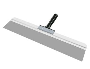 Rollingdog 600mm Flächenspachtel - Breitspachtel für Trockenbau, Ideal zum Abkleben und Glätten, Edelstahlklinge, bequemer Gummigriff
