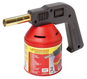 ROTHENBERGER Lötlampe Premium für Weichlötten und Reparaturen, 650 °C Arbeitstemperatur, hochwertiger Brenner