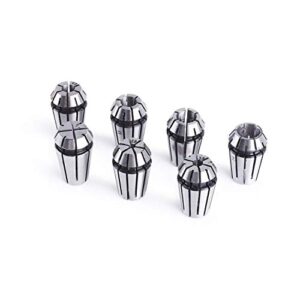 Hochwertiges Spannbuchsen-Set für CNC-Gravurfräsdrehwerkzeuge, 7 verschiedenen Spannzangen-Spannungen von 1 mm bis 7 mm