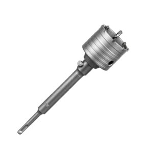 SALI Bohrkrone 70mm SDS Plus M22 Gewinde, Wandlochsägebohrer mit Hartmetall-Zentrierbohrer für Mauerwerk, Natursteine, Sandsteine, Kunststeine und Beton