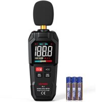 Digitaler Tragbarer Schallpegel-Messgerät mit LCD-Display, geeignet für den Einsatz in Wohnungen, Fabriken, Büros, Baustellen und anderen Bereichen