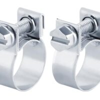 2x Stück Schellen in der Größe 18-20 mm aus hochwertigem W1-Stahl für Kraftstoffleitungen