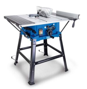 Leistungsstarker Tischkreissäger mit 2000 Watt Leistung und Schnitthub bis 87 mm für professionelle und ambitionierte Do-it-yourself-Begeisterte