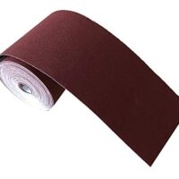 Schleifpapier-Rolle mit Korn 80, Korund, für Metall- und Holzarbeiten, flexibel und langlebig