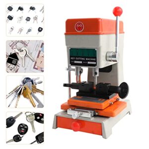 ECUTEE Schlüsselkopiermaschine, professionelles Werkzeug für Schlosser und Hausbesitzer, 120W Motor, horizontal gelegte Führung, Edelstahl-Griff, Schnellpositionierungsvorrichtung