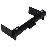 Schneepflug-Adapter für Rasentraktor - Adapter für Schneeschild, Räumschild und Schneepflug anbauen, Stahl mit Pulverbeschichtung, Länge 401mm, Breite 220mm, Höhe 120mm, Schwarz