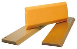 Schneeräumleiste aus hochwertigem Polyurethan PUR für Schneepflug, 2000 x 150 x 20 mm, optimale Schutzleistung und einfache Handhabung