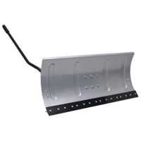 Schneeschild für Rasentraktor mit Adapter Anbausatz und 3 Winkeleinstellungen, ideal für Gehwege, Pfade und Einfahrten.