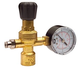 Schutzgasregler für Einwegflaschen mit Manometer Abgang 4 mm - Druckminderer und Druckregler für Schweißen und Lackieren
