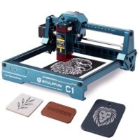 SCULPFUN C1 Mini Laser Graviermaschine, 3W Lasergravur Maschine mit hoher Präzision und einfacher Bedienung für DIY-Projekte bei Holz, Acryl und Leder