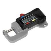 Sealey Digital Extermal-Mikrometer für präzise Messung von Abmessungen in Millimetern und Zoll, digitale Anzeige mit hoher Auflösung und einfacher Bedienbarkeit.