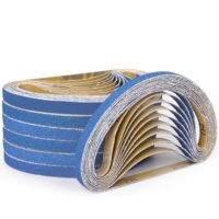 Shineboc Schleifband 13 x 457 mm, 40 Stück Bandschleifer Schleifbänder Körnung für Polieren Metall Holz