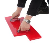 Betonstempelmatte mit praktischen Griffen, schnell und nahtlos, gratfreie Kanten, geringes Gewicht, Zement- und Betonstempelformen, authentische Steinoptik, ideale Oberfläche für Familienhöfe, Straßen und andere Projekte
