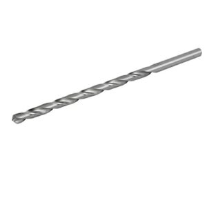 HSS-Rundschaft-Spiralbohrer mit 8,5 mm Bohrung und 200 mm Länge in Silberfarbe für Heimwerker und Handwerker geeignet