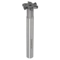 T-Nut-Fräser mit 4mm Tiefe und 25mm Schnittdurchmesser für Edelstahl, Kupfer und Aluminium