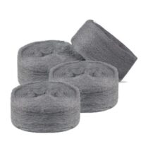 4 Rollen Stahlwolle als effektive Lösung gegen Mäuse und andere Schädlinge, ideal für Löcher und Wandrisse in Haus, Garage und Garten, kann auch zum Reinigen und Polieren verwendet werden.