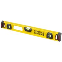 Stanley FatMax I-Profil Wasserwaage II mit hoher Genauigkeit und aluminiumner Konstruktion für Heimwerker und Profis