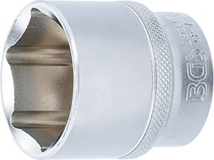 BGS 2934 Steckschlüssel-Einsatz Sechskant 12,5 mm (1/2") SW 34 mm Werkzeug Chrom-Vanadium-Stahl