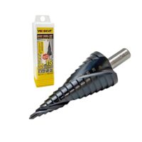 Stufenbohrer mit AlTiN-Beschichtung für Edelstahl und Hartmetalle, Kegelbohrer und Schälbohrer