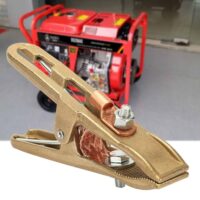 Tbest Gusseisen-Schweißer-Winkelklemme, Erdung, Schweißgeräte 260 300 500 A, Messingmaterial, A-Form, Erdungsschweiß-Erdungsklemme für Schweißmaschine 500 A