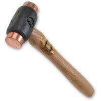 Kupferhammer, Hammer für Heimwerker, Werkzeug mit Holzgriff und Kupferkopf