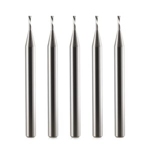 Timelee 1/8 Zoll Schaftdurchmesser CNC Router Bit für Acryl, PVC, MDF und Aluminium mit Präzisions-Kantenschleiftechnologie