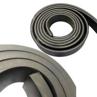 Universelle Schneeräumleiste für Gartenarbeit, Metall, 15mm und 20mm Stärke, wählbare Länge von 0,5 bis 5 Meter