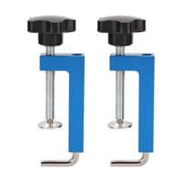 Universal-Fence-Clamp, 2-Stück Einstellbare Zaun Klemme für Gehrung Sägen, Router Tische, Kreissägen, Holzbearbeitung, Spann Quadrate Starren
