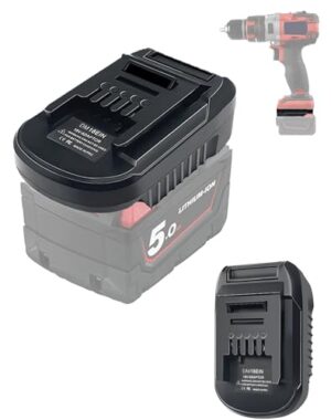 URUN Adapter Konverter für Dewalt Akkus zum Einhell Elektrowerkzeug, Batterie Adapter für Einhell 18V Werkzeuge