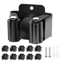 Verdenu 10 Stück Gerätehalter Set, Besenhalterung Wand Gartengerätehalter Besenhalter inkl. Montagematerial für Küche, Zuhause, Badezimmer, Garage, Garten